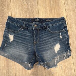 Hollister Women's 5 Blue Denim Shorts